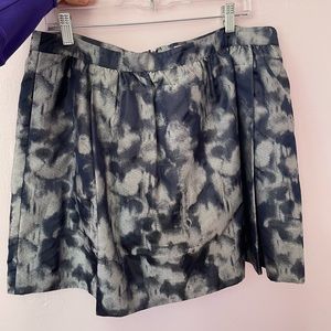 Blue & Silver Pleated Michael Kors Dress Skirt